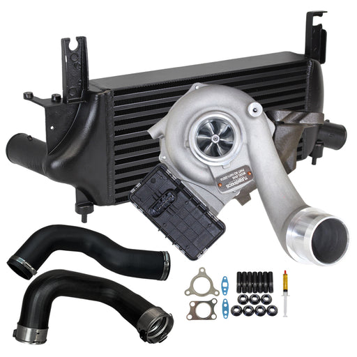 Upgrade Billet Turbo Charger With 75mm Intercooler & Hoses For Nissan Navara D40 / Pathfinder R51 YD25 2.5L 2010 Onwards