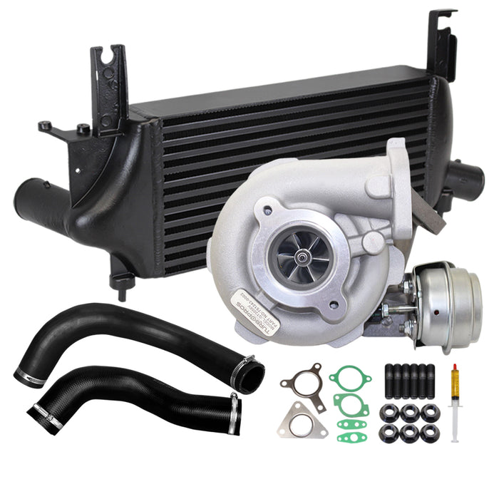 Upgrade Billet Turbo Charger With 75mm Intercooler & Hoses For Nissan Navara D40 / Pathfinder R51 YD25 2.5L 3 Bolts