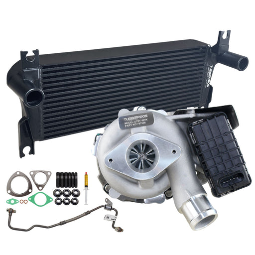 Upgrade Billet Turbo Charger With 106mm Intercooler And Genuine Oil Feed Pipe For Mazda BT50 2.2L