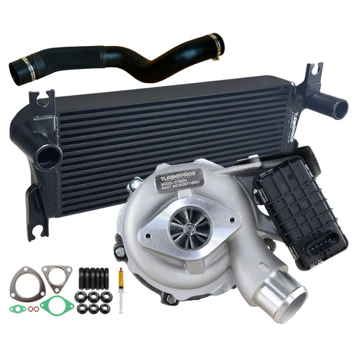 Upgrade Billet Turbo Charger With 106mm Intercooler & Hose For Ford Ranger & Mazda BT50 3.2L 2011-2015