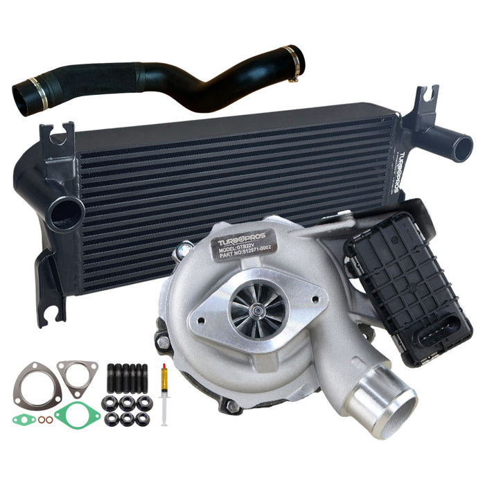 Upgrade Billet Turbo Charger With 106mm Intercooler & Hose For Ford Ranger & Mazda BT50 3.2L 2011-2015