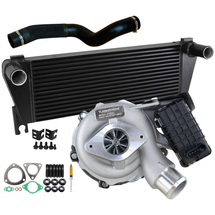 Upgrade Billet Turbo Charger With 70mm Intercooler & Hose For Ford Ranger / Mazda BT50 3.2L 2011-2015