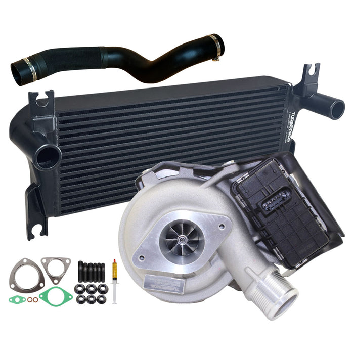 Upgrade Billet Turbo Charger With 106mm Intercooler & Hose For Ford Ranger & Everest 2.2L 2015 Onwards