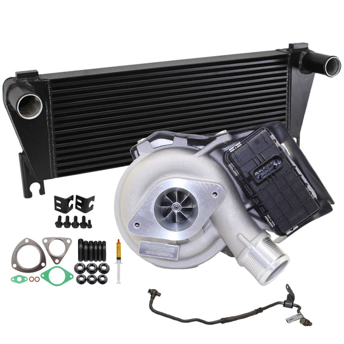 Upgrade Billet Turbo Charger With 70mm Intercooler And Genuine Oil Feed Pipe For Ford Ranger 2.2L 2015 Onwards