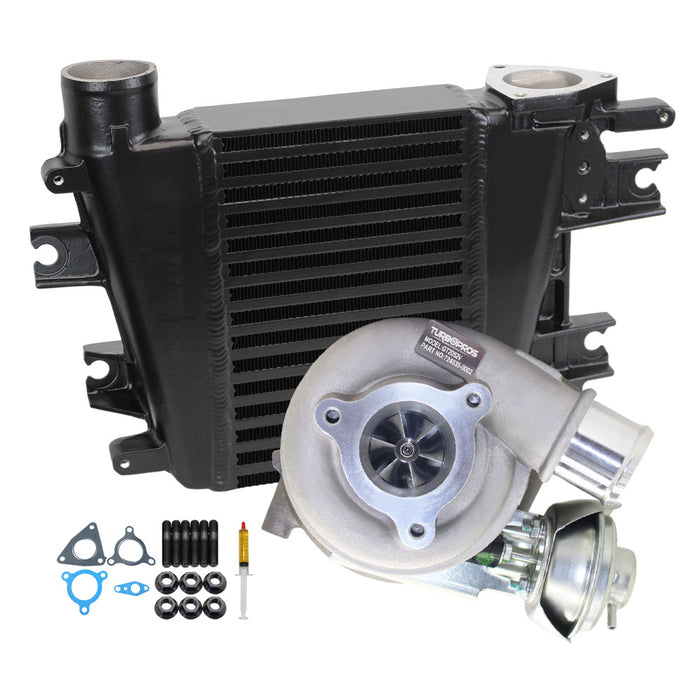 Upgrade Billet Turbo Charger With 65mm Intercooler For Nissan Patrol GU ZD30 3.0L Direct Injection 2000-2007
