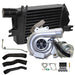 Upgrade Billet Turbo Charger With 60mm Intercooler & Hoses And Genuine Oil Feed Pipe For Mitsubishi Triton MN 4D56 2.5L VT10