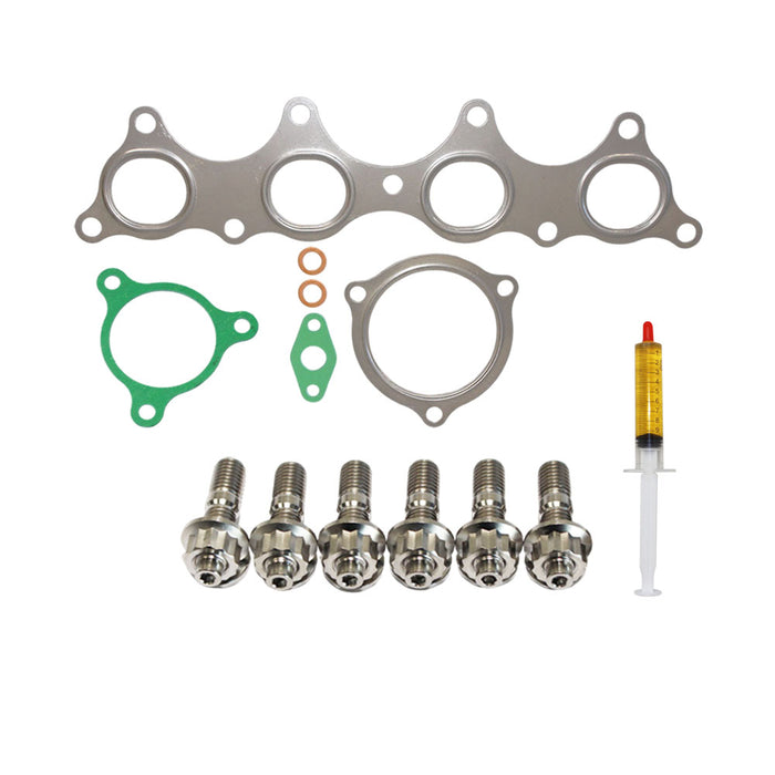 Turbo Charger Installation Titanium Stud, Gasket & Lubricant Kit For Kia Pro Ceed 1.6L