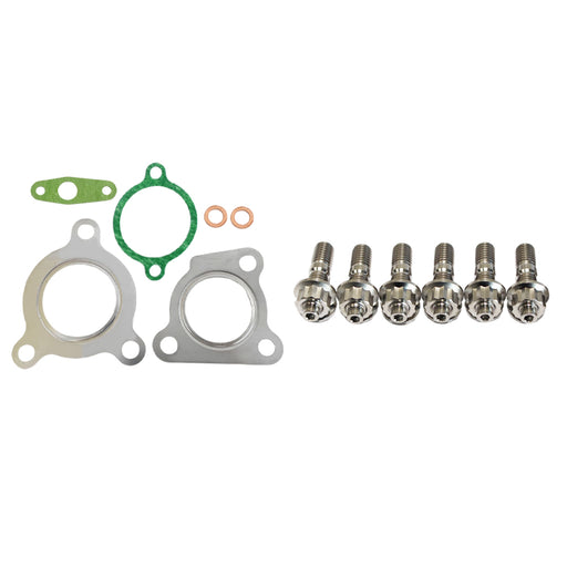 Turbo Charger Installation Titanium Stud & Gasket Kit For Toyota Landcruiser 200 Series 1VD-FTV 4.5L Passenger Side