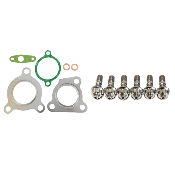 Turbo Charger Installation Titanium Stud & Gasket Kit For Toyota Landcruiser 200 Series 1VD-FTV 4.5L Passenger Side
