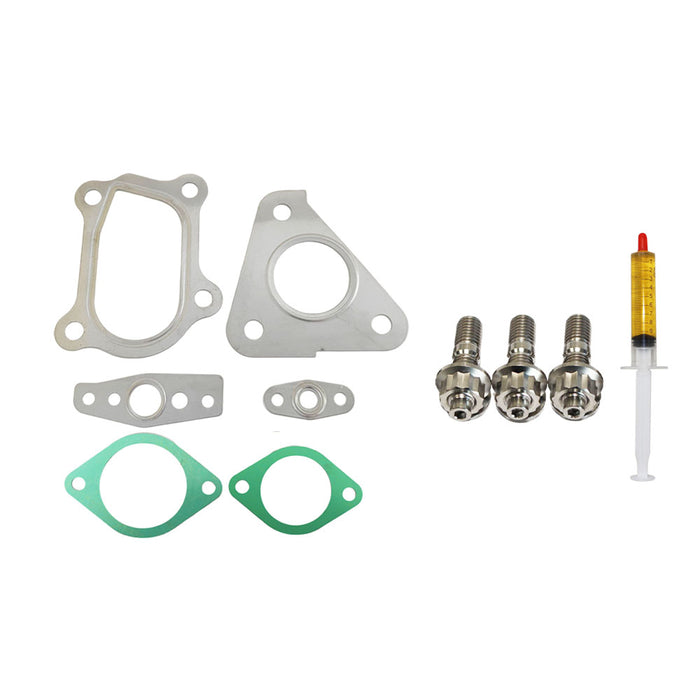 Turbo Charger Installation Titanium Stud, Gasket & Lubricant Kit For Nissan Patrol GU Y61 RD28 2.8L