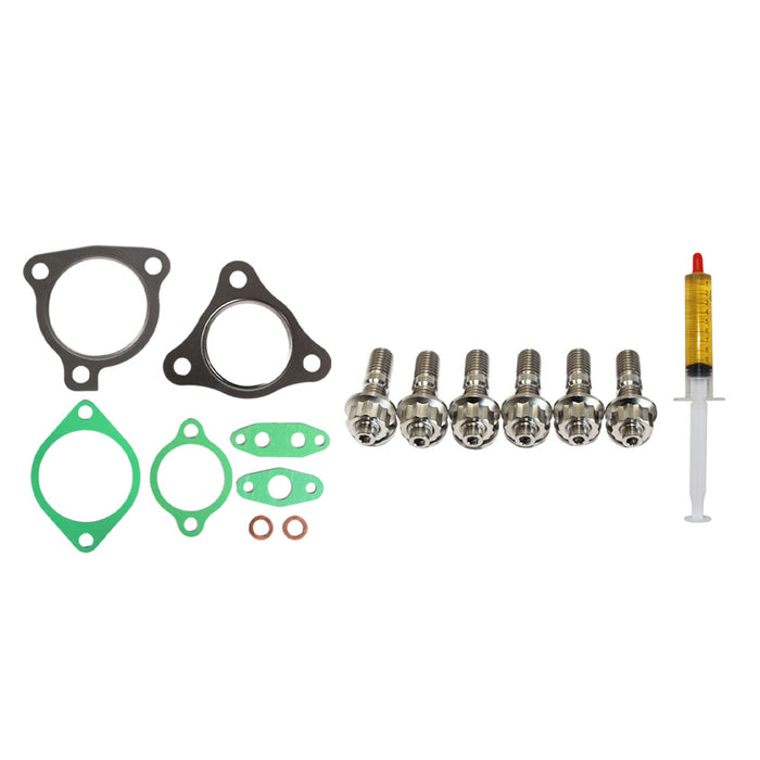 Turbo Charger Installation Titanium Stud, Gasket & Lubricant Kit For Toyota Landcruiser 78 Series VDJ78R 1VD-FTV 4.5L