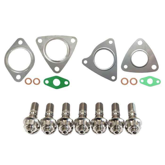 Turbo Charger Installation Titanium Stud & Gasket Kit For Land Rover Range Rover Sport 3.0L