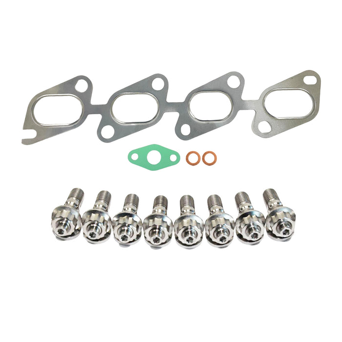 Turbo Charger Installation Titanium Stud & Gasket Kit For Holden Barina 1.4L