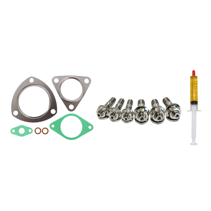 Turbo Charger Installation Titanium Stud, Gasket & Lubricant Kit For Mazda BT-50 UR 3.2L 2015 Onwards