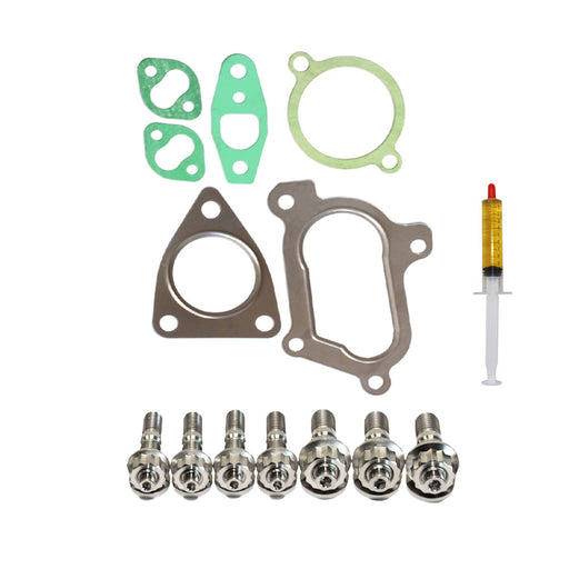 Turbo Charger Installation Titanium Stud, Gasket & Lubricant Kit For Toyota 4Runner 1KZ-TE 3.0L