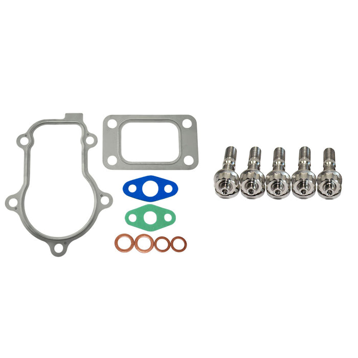Turbo To Dump Pipe Titanium Stud & Gasket Kit For Ford Territory SX SY Barra 4.0L