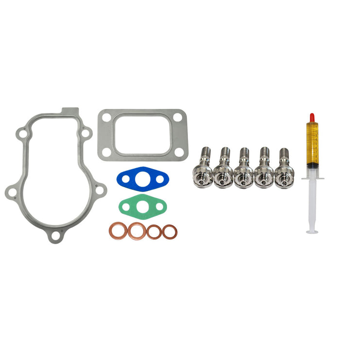 Turbo To Dump Pipe Titanium Stud, Gasket & Lubricant Kit For For Ford Falcon BA XR6 Barra 4.0L 2002-2005