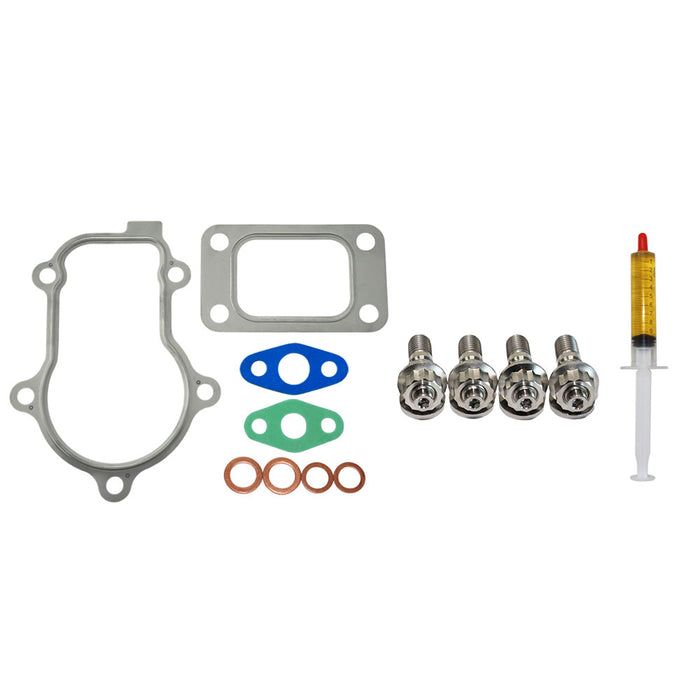 Turbo To Exhaust Manifold Titanium Stud, Gasket & Lubricant Kit For Ford Falcon BA XR6 Barra 4.0L 2002-2005