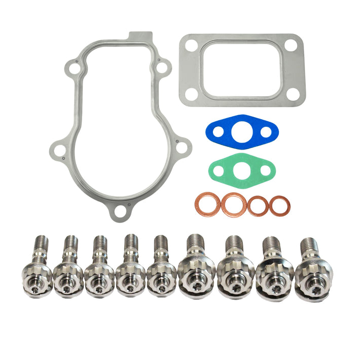 Turbo Charger Installation Titanium Stud & Gasket Kit For Ford Falcon FG XR6/G6E Barra 4.0L 2014-2016