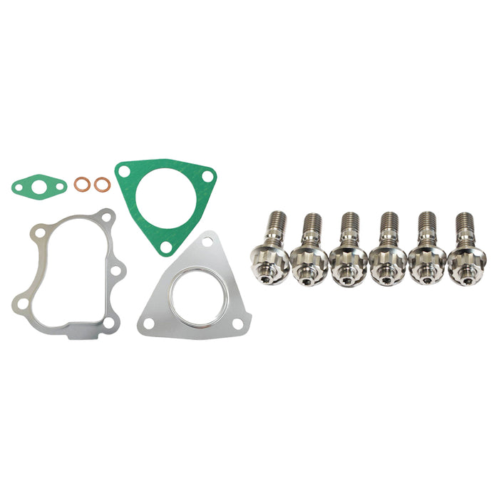 Turbo Charger Installation Titanium Stud & Gasket Kit For Nissan Navara D22 ZD30 3.0L