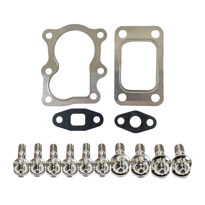 Turbo Charger Installation Titanium Stud & Gasket Kit For Nissan Patrol GU TD42 4.2L