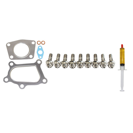 Turbo Charger Installation Titanium Stud, Gasket & Lubricant Kit For Mazda CX-7 2.3L Petrol