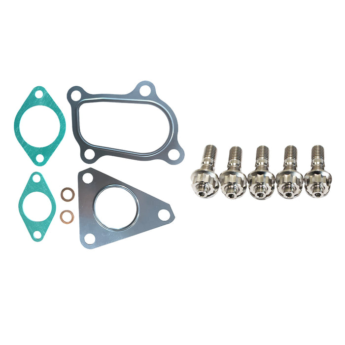 Turbo Charger Installation Titanium Stud & Gasket Kit For Nissan Navara D22 YD25 2.5L