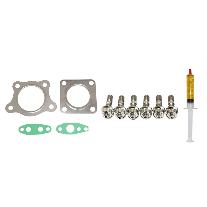 Turbo Charger Installation Titanium Stud, Gasket & Lubricant Kit For Isuzu D-Max 4JJ1 3.0L 2007-2010
