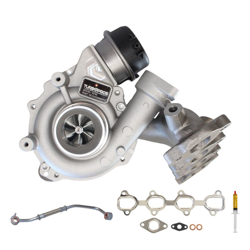 Upgrade Billet Turbo Charger With Genuine Oil Feed Pipe For Nissan Navara NP300 D23 YS23DDT 2.3L Single Turbocharged