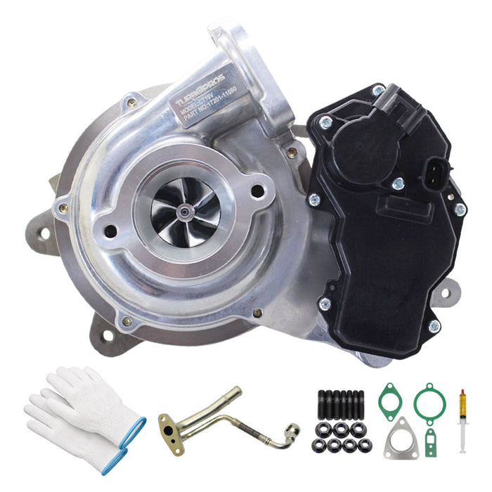 Upgrade Billet Turbo Charger With Genuine Oil Feed Pipe For Toyota Hilux 1GD-FTV 2.8L