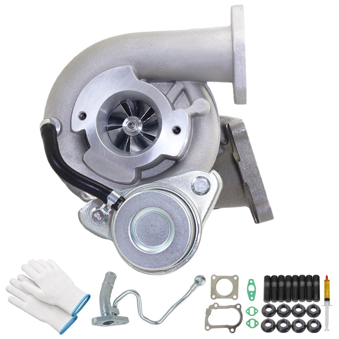 Upgrade Billet Turbo Charger With Genuine Oil Feed Pipe For Toyota LandCruiser 100 Series HDJ100 1HD-FTE 4.2L