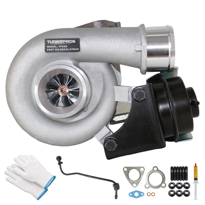 Upgrade Billet Turbo Charger With Genuine Oil Feed Pipe For Hyundai Santa Fe D4EB 2.2L