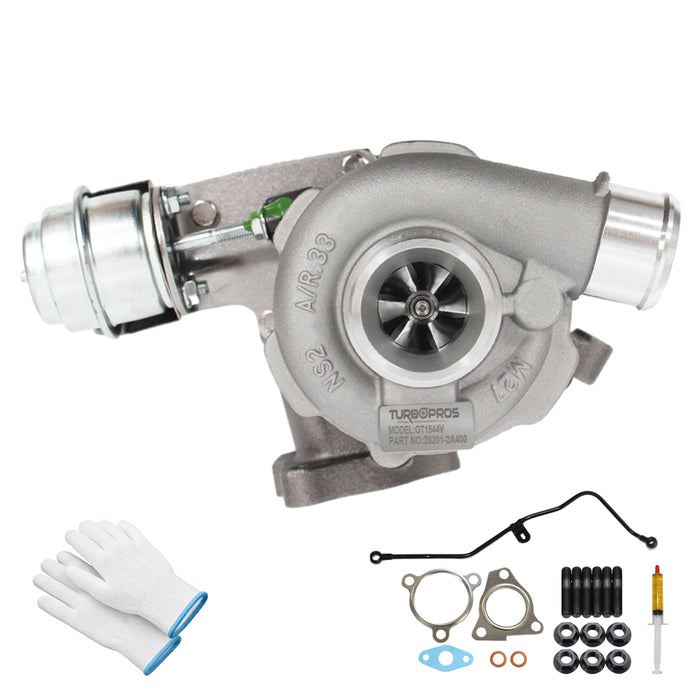 GEN1 High Flow Turbo Charger With Genuine Oil Feed Pipe For Kia Rio 1.5L