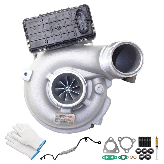 GEN1 High Flow Turbo Charger With Genuine Oil Feed Pipe For Hyundai Santa Fe D4HB 2.2L