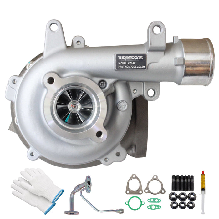 Upgrade Billet Turbo Charger With Genuine Oil Feed Pipe For Toyota LandCruiser Prado 1KD-FTV 3.0L