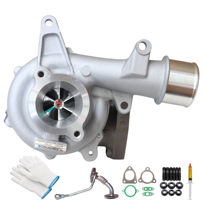 GEN1 High Flow Turbo Charger With Genuine Oil Feed Pipe For Toyota HiAce 1KD-FTV 3.0L VB35