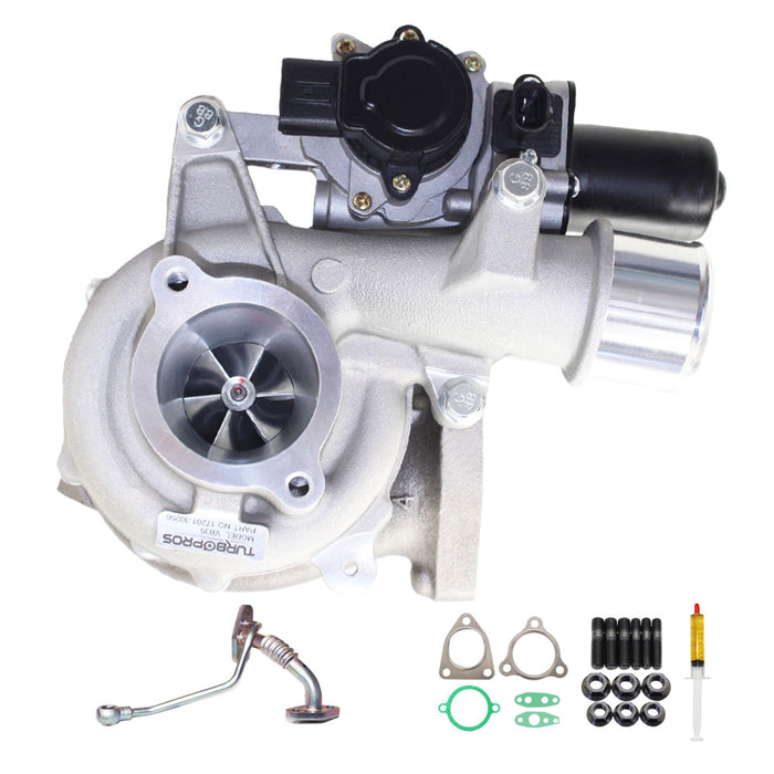 GEN1 High Flow Turbo Charger With Genuine Oil Feed Pipe For Toyota HiAce 1KD-FTV 3.0L VB35