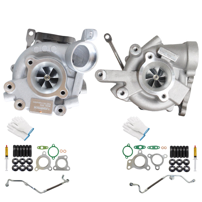 Upgrade Billet Turbo Charger With Genuine Oil Feed Pipe For Toyota LandCruiser 200 Series VDJ200 1VD-FTV 4.5L