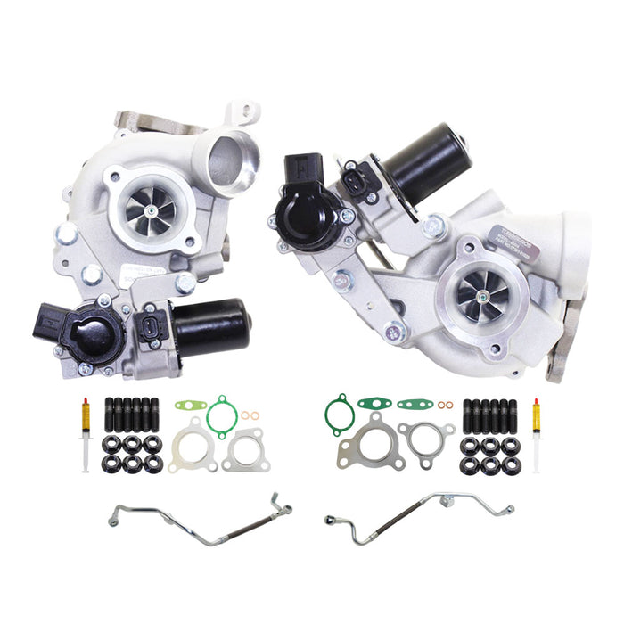 GEN1 High Flow Turbo Charger With Genuine Oil Feed Pipe For Toyota LandCruiser 200 Series VDJ200 1VD-FTV 4.5L