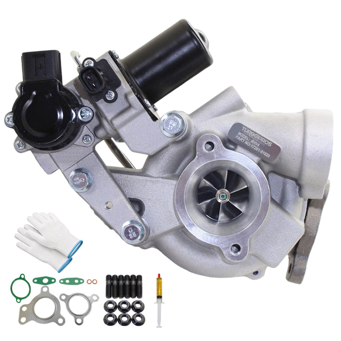 GEN1 High Flow Turbo Charger For Toyota LandCruiser 200 Series VDJ200 1VD-FTV 4.5L Driver Side