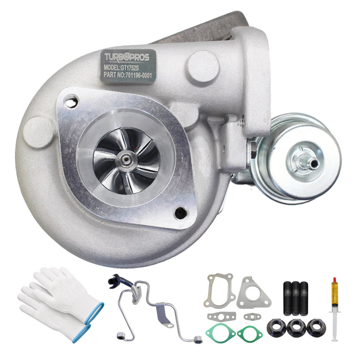 GEN1 High Flow Turbo Charger With Genuine Oil Feed & Return Pipe For Nissan Patrol GU RD28 2.8L