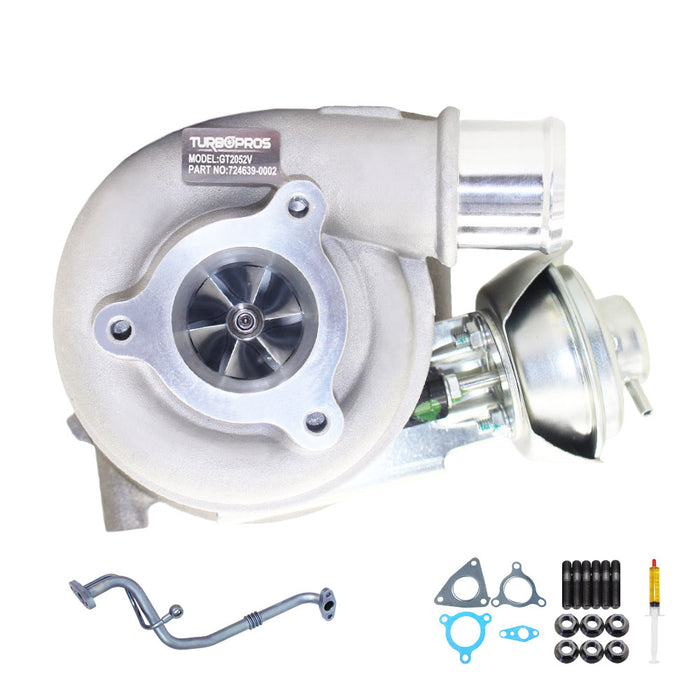GEN1 High Flow Turbo Charger With Genuine Oil Feed Pipe For Nissan Patrol GU ZD30 3.0L Fits Early DI 2000-2002