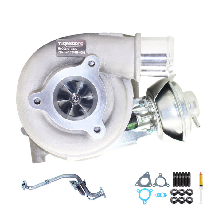 GEN1 High Flow Turbo Charger With Genuine Oil Feed Pipe For Nissan Patrol GU ZD30 3.0L Fits Late DI 01 / 2002 - 12 / 2006
