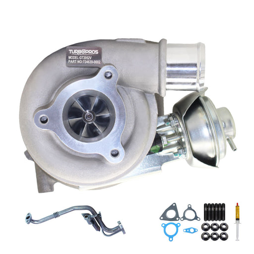 Upgrade Billet Turbo Charger With Genuine Oil Feed Pipe For Nissan Patrol GU ZD30 3.0L Fits Late DI 01/2002 - 12/2006