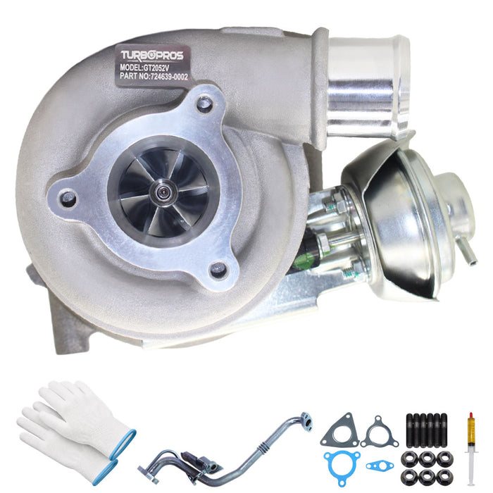 Upgrade Billet Turbo Charger With Genuine Oil Feed Pipe For Nissan Patrol GU ZD30 3.0L Fits Late DI 01/2002 - 12/2006