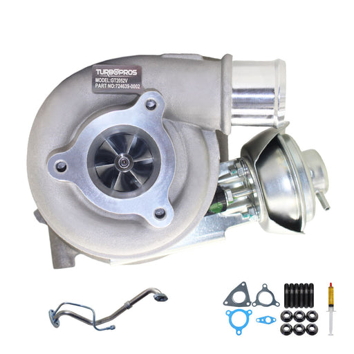 Upgrade Billet Turbo Charger With Genuine Oil Feed Pipe For Nissan Patrol GU ZD30 3.0L Fits CRD 2007 Onwards