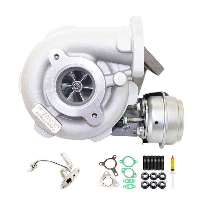 GEN1 High Flow Turbo Charger With Genuine Oil Feed Pipe For Nissan Navara D40 YD25 2.5L 3-Bolt