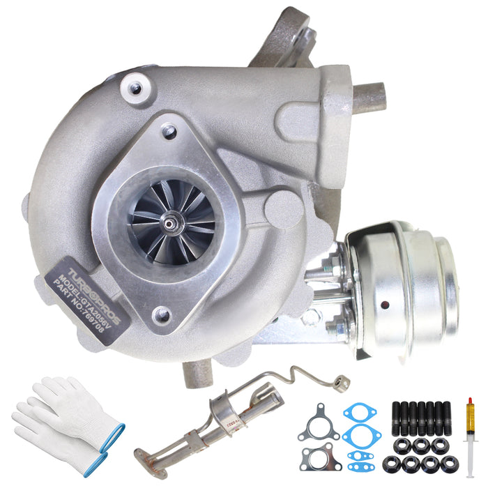GEN1 High Flow Turbo Charger With Genuine Oil Feed Pipe For Nissan Pathfinder R51 YD25 2.5L