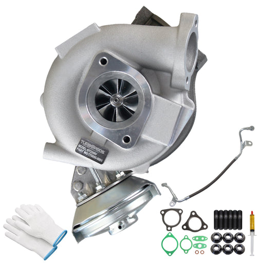Upgrade Billet Turbo Charger With Genuine Oil Feed Pipe For Toyota LandCruiser 79 Series VDJ79R 1VD-FTV V8 4.5L