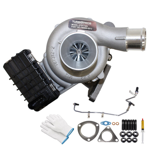 Upgrade Billet Turbo Charger With Genuine Oil Feed Pipe For Ford Transit/Transit Custom 2.2L FWD 786880-0021